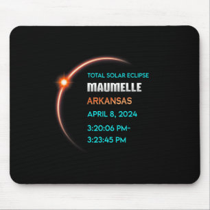 Eclipse Maumelle Arkansas Total Solar Eclipse 2024 Mousepad
