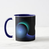 ECLIPSE MONOGRAM Aquamarin Blue Green Black Frakta Tasse (Links)