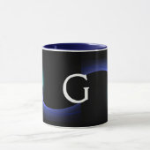 ECLIPSE MONOGRAM Aquamarin Blue Green Black Frakta Tasse (Zentrum)