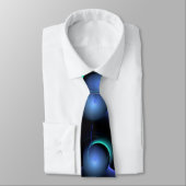 ECLIPSE MONOGRAM Lebendes schwarzes Blau Krawatte (Gebunden)