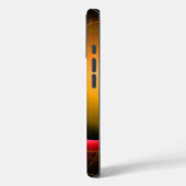 ECLIPSE MONOGRAM Lebendes schwarzes Gelb Case-Mate iPhone Hülle (Rückseite / Links)