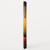 ECLIPSE MONOGRAM Lebendes schwarzes Gelb Case-Mate iPhone Hülle (Hinten/Links)