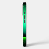 ECLIPSE MONOGRAM Lebendes schwarzes Grün Case-Mate iPhone Hülle (Rückseite / Links)