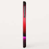 ECLIPSE MONOGRAM Lebendes schwarzes Rosa Case-Mate iPhone Hülle (Hinten/Links)