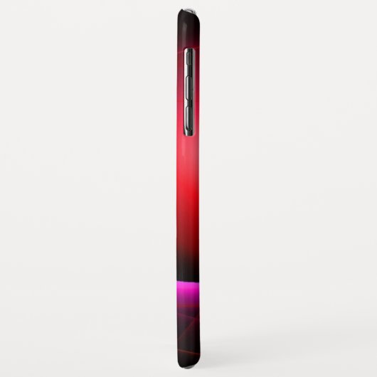 ECLIPSE MONOGRAM Lebendes schwarzes Rosa Case-Mate iPhone Hülle (Hinten/Links)