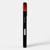 ECLIPSE MONOGRAM Lebendes schwarzes violettes Rosa Case-Mate iPhone Hülle (Rückseite / Rechts)