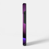 ECLIPSE MONOGRAM Lebendiges Schwarzviolett iPhone Hülle (Linke Seite)
