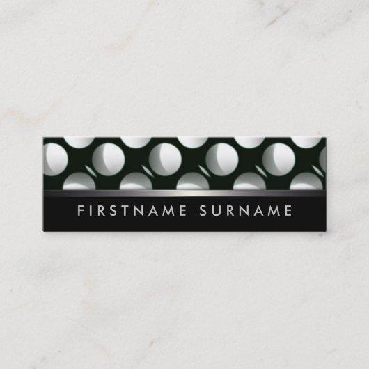 Eclipse Moon Schwarz-weiß Mini Business Cards Mini Visitenkarte (Vorderseite)