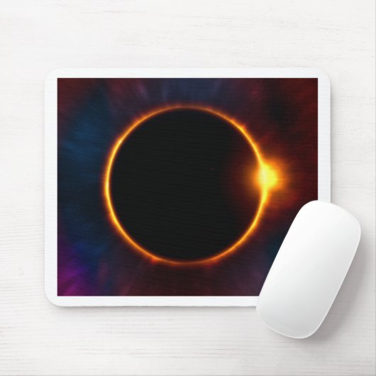 Eclipse Moon Sun Twilight Mousepad (Mit Mouse)