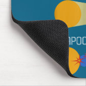 Eclipse oder Acalypse_ Lustige Sonnenfinsternis-Wi Mousepad (Ecke)