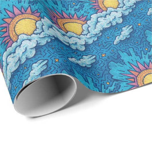 Eclipse of Duskborn Suns Geschenkpapier (Rolleneckpunkt)