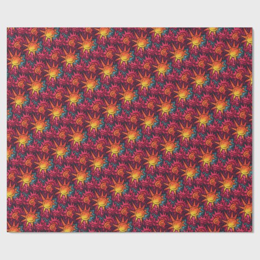 Eclipse of Echoing Suns Geschenkpapier (Flach)