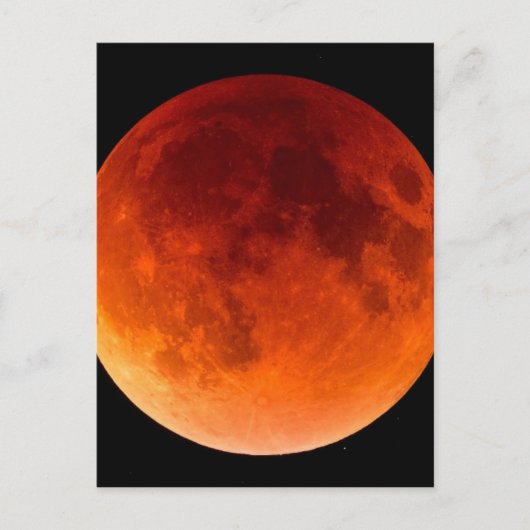 Eclipse of the Blood Moon Postkarte (Vorderseite)