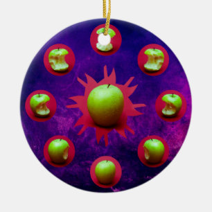 Eclipse of the Green Star Keramik Ornament