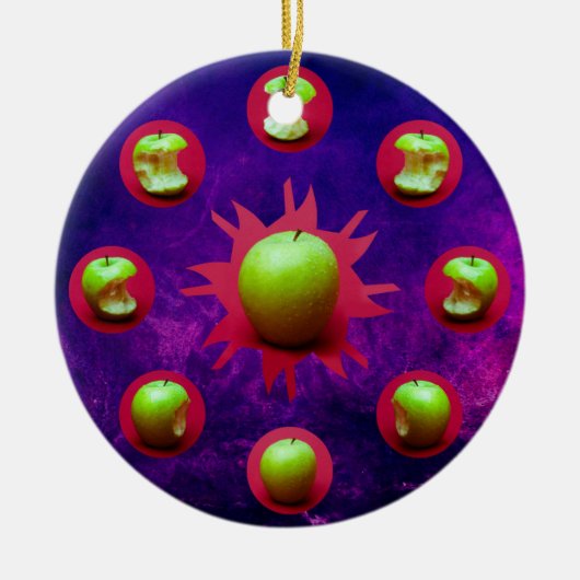 Eclipse of the Green Star Keramik Ornament (Vorne)