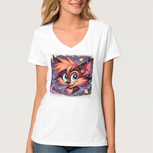 "Eclipse of the Taz: A New Dawn in Fan-Art Anime" T-Shirt (Vorderseite)