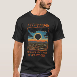 Eclipse Oktober 14 2023 Gesamt Jährliche Albuquerq T-Shirt
