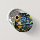 Eclipse Over Texas Button (Vorne & Hinten)