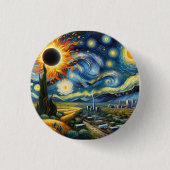 Eclipse Over Texas Button (Vorderseite)