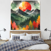 Eclipse Over the Wild Leinwanddruck (Insitu (Schlafzimmer))