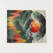 Eclipse Over the Wild Wandteppich (Vorderseite (Horizontal))