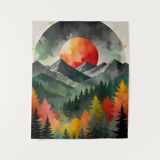 Eclipse Over the Wild Wandteppich (Vorderseite)