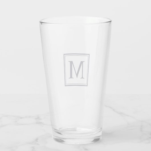 Eclipse Personalisiertes Monogramm Glas (Rückseite)