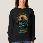 Eclipse Phases Total Solar Eclipse 2024 Sweatshirt (Vorderseite)
