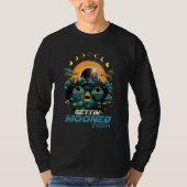 Eclipse Phases Total Solar Eclipse Getting Mooned  T-Shirt (Vorderseite)