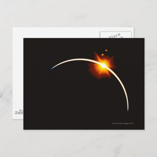 Eclipse Postkarte (Vorne/Hinten)