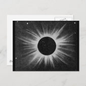 Eclipse Postkarte (Vorne/Hinten)