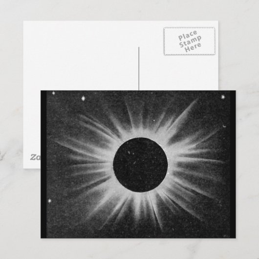 Eclipse Postkarte (Vorne/Hinten)