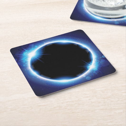 Eclipse Rechteckiger Pappuntersetzer (angewinkelt)