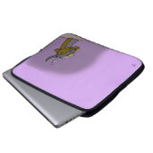 Eclipse RPG-Drache Charakter Purpur Ästhetik  Laptopschutzhülle (Vorne Knopf)