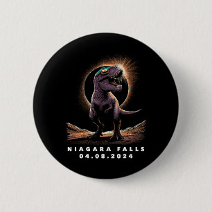 Eclipse Shirt 2024 Niagara Falls Solar Eclipse Gle Button