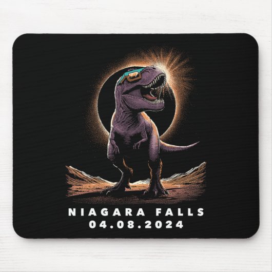 Eclipse Shirt 2024 Niagara Falls Solar Eclipse Gle Mousepad (Vorne)