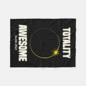 Eclipse Shirt Totality Phantastisch Total Solar Ec Fleecedecke (Vorderseite (Horizontal))