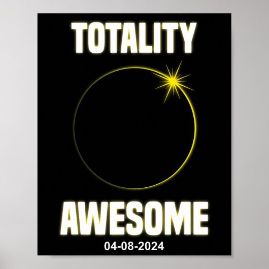 Eclipse Shirt Totality Phantastisch Total Solar Ec Poster (Vorne)