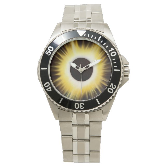 Eclipse Stainless Steel Watch Armbanduhr (Vorderseite)