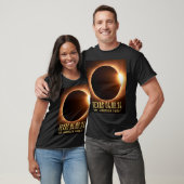 Eclipse Texas 2024 Personalisiert T-Shirt (Unisex)