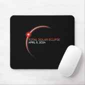 Eclipse Total Solar Eclipse 2024 2 Mousepad (Mit Mouse)