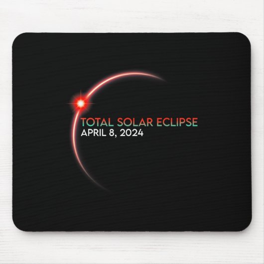 Eclipse Total Solar Eclipse 2024 2 Mousepad (Vorne)