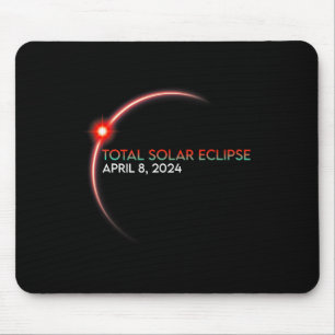 Eclipse Totale Sonnenfinsternis 2024 2 Mousepad