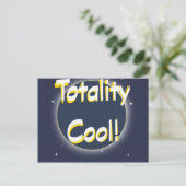 Eclipse Totality Cool! Postkarte (Stehend Vorderseite)