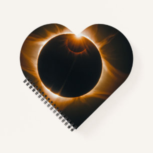 Eclipse und Space Cosmos Farben Notizblock