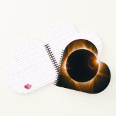 Eclipse und Space Cosmos Farben Notizblock (Innenseite)