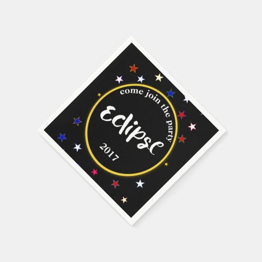 Eclipse und Stars Party Napkins Serviette (Ecke)