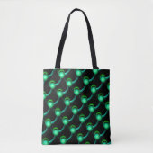 ECLIPSE Vibranding Green Fraktal Spheres in Black Tasche (Vorderseite)