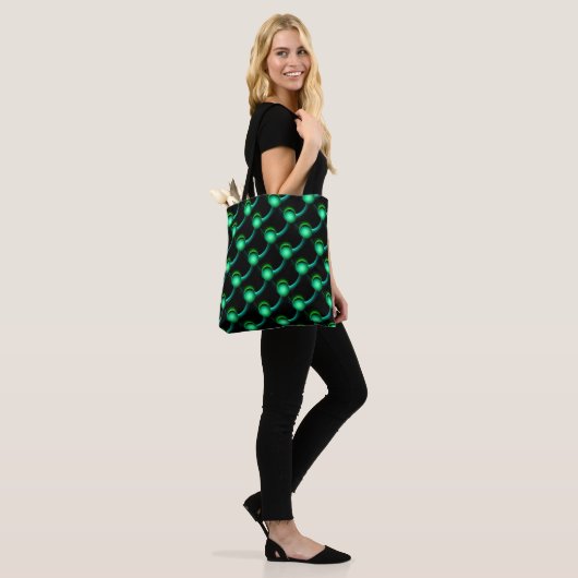 ECLIPSE Vibranding Green Fraktal Spheres in Black Tasche (Am Model)