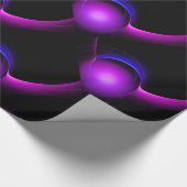 ECLIPSE Vibranly Blue Lila Black Geschenkpapier (Ecke)